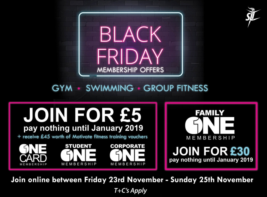 Black Friday Leisure campaign